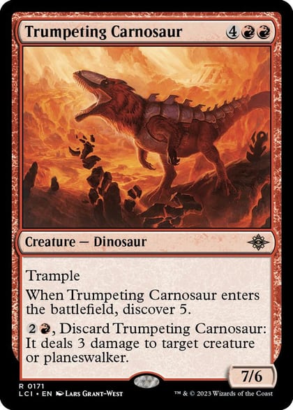 Trumpeting Carnosaur, The Lost Caverns of Ixalan 171