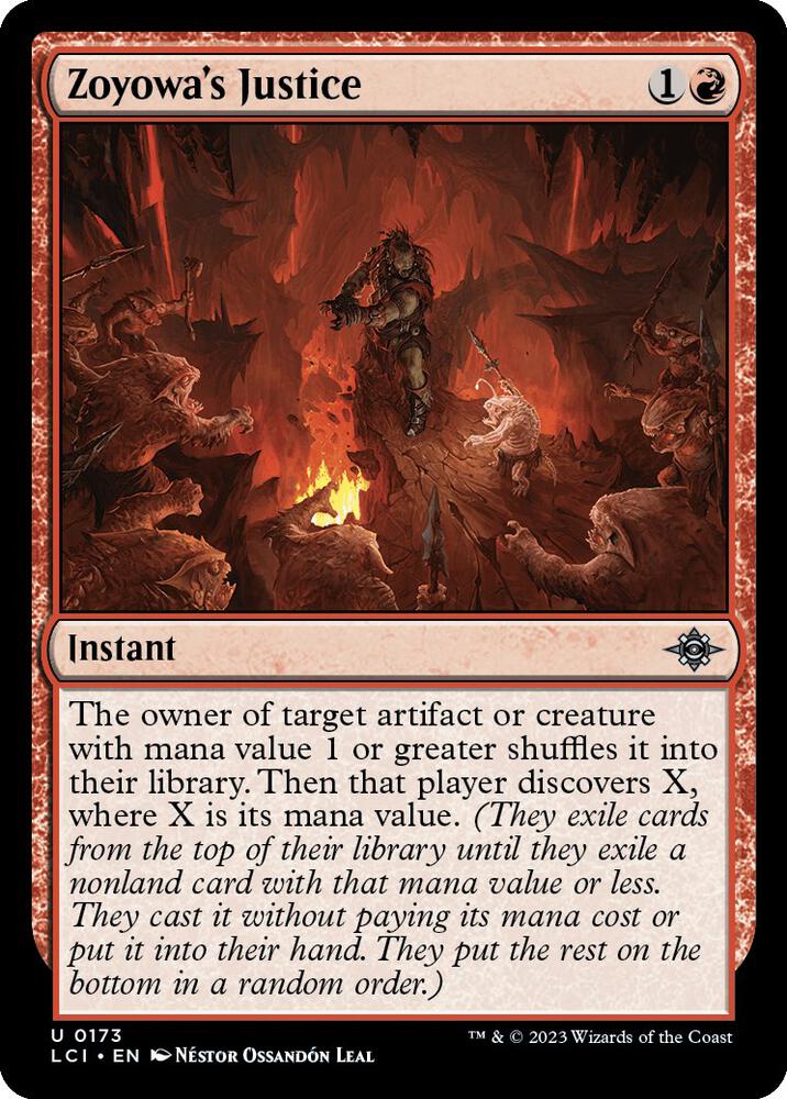 Zoyowa's Justice, The Lost Caverns of Ixalan 173