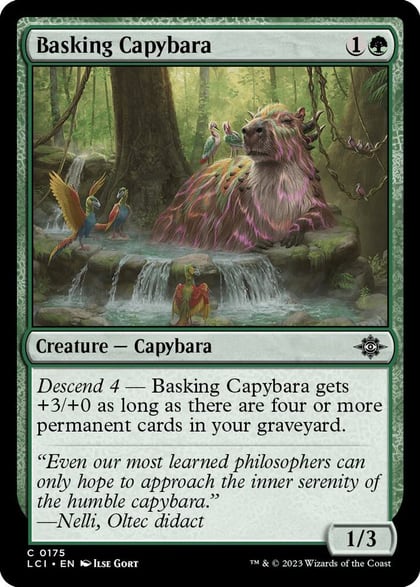Basking Capybara, The Lost Caverns of Ixalan 175