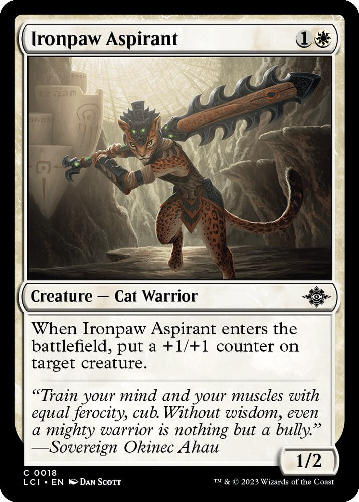 Ironpaw Aspirant, The Lost Caverns of Ixalan 18