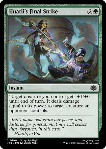 Huatli's Final Strike, The Lost Caverns of Ixalan 190