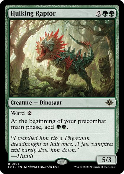 Hulking Raptor, The Lost Caverns of Ixalan 191