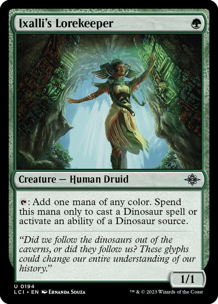 Ixalli's Lorekeeper, The Lost Caverns of Ixalan 194