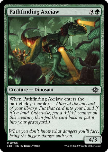 Pathfinding Axejaw, The Lost Caverns of Ixalan 206