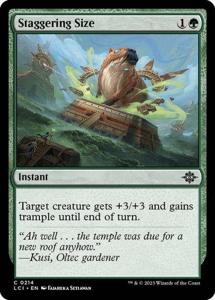 Staggering Size, The Lost Caverns of Ixalan 214