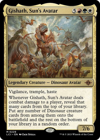 Gishath, Sun's Avatar, The Lost Caverns of Ixalan 229