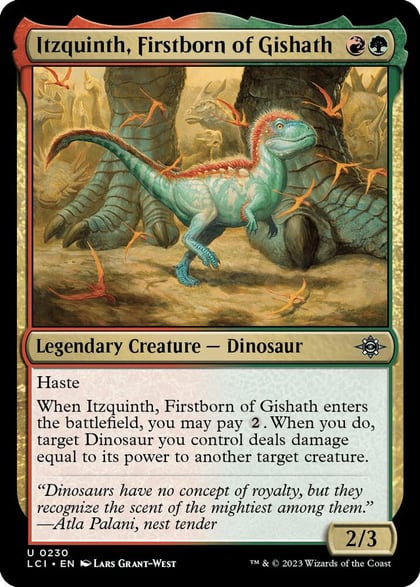 Itzquinth, Firstborn of Gishath, The Lost Caverns of Ixalan 230