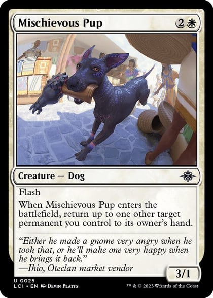 Mischievous Pup, The Lost Caverns of Ixalan 25