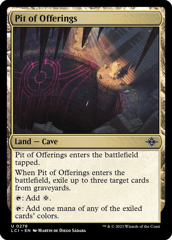 Pit of Offerings, The Lost Caverns of Ixalan 278