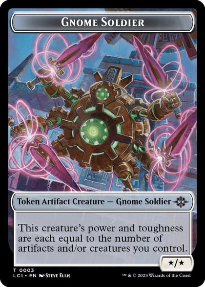 Gnome Soldier Token, The Lost Caverns of Ixalan 3
