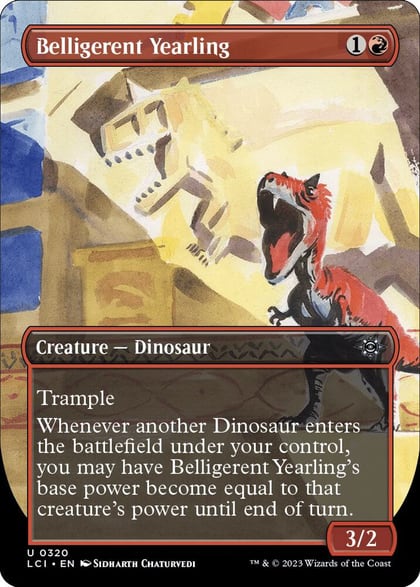 Belligerent Yearling (Borderless), The Lost Caverns of Ixalan 320