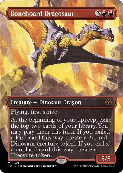 Bonehoard Dracosaur (Borderless), The Lost Caverns of Ixalan 321