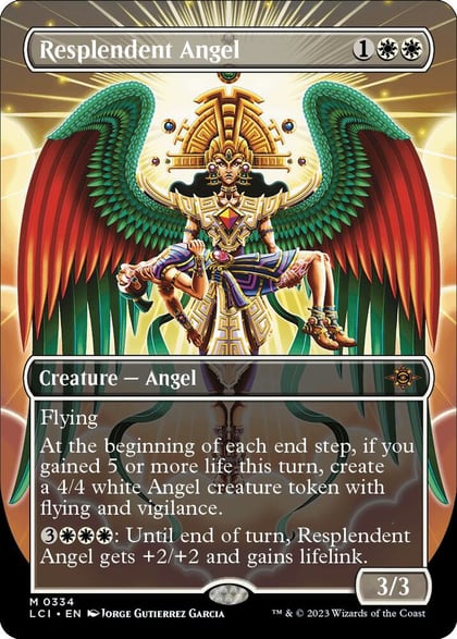 Resplendent Angel (Borderless), The Lost Caverns of Ixalan 334