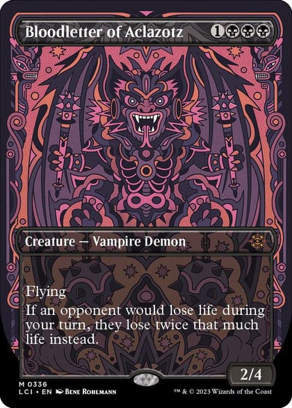 Bloodletter of Aclazotz (Borderless), The Lost Caverns of Ixalan 336