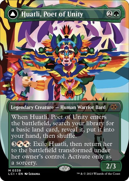 Huatli, Poet of Unity (Borderless), The Lost Caverns of Ixalan 339