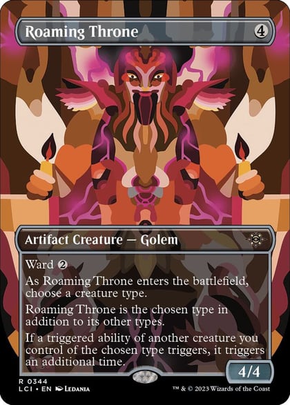 Roaming Throne (Borderless), The Lost Caverns of Ixalan 344