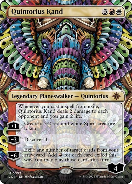 Quintorius Kand (0352) (Borderless), The Lost Caverns of Ixalan 352