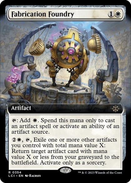 Fabrication Foundry (Extended Art), The Lost Caverns of Ixalan 354