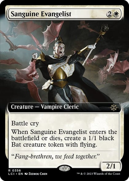 Sanguine Evangelist (Extended Art), The Lost Caverns of Ixalan 356