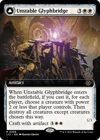 Unstable Glyphbridge (Extended Art), The Lost Caverns of Ixalan 358