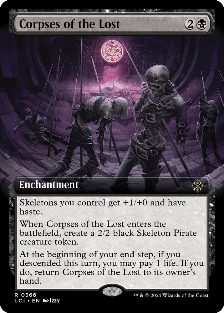 Corpses of the Lost (Extended Art), The Lost Caverns of Ixalan 366