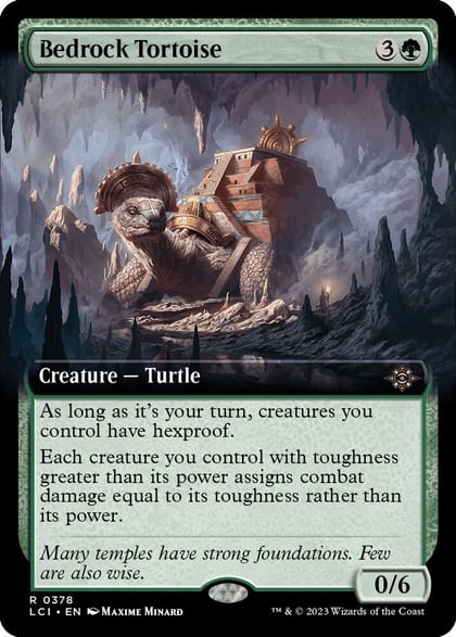 Bedrock Tortoise (Extended Art), The Lost Caverns of Ixalan 378