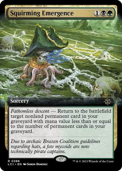 Squirming Emergence (Extended Art), The Lost Caverns of Ixalan 386
