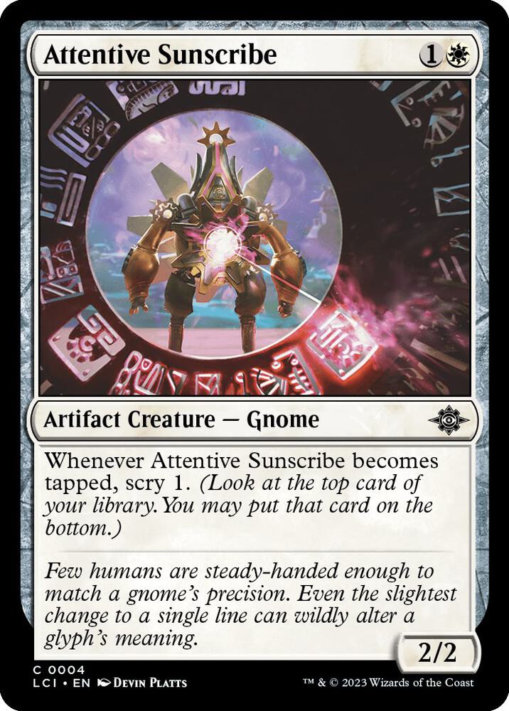 Attentive Sunscribe, The Lost Caverns of Ixalan 4