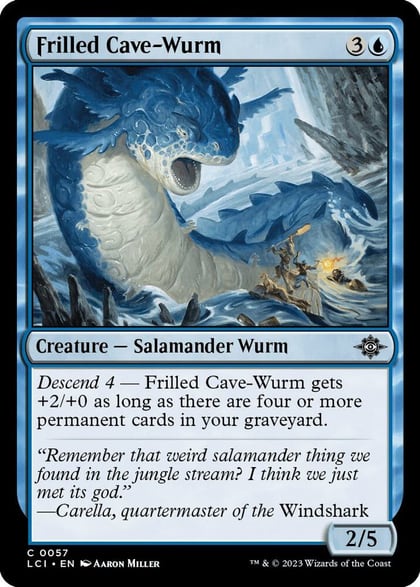 Frilled Cave-Wurm, The Lost Caverns of Ixalan 57