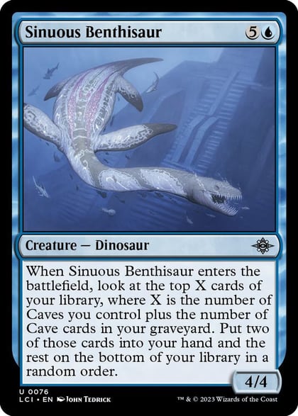Sinuous Benthisaur, The Lost Caverns of Ixalan 76
