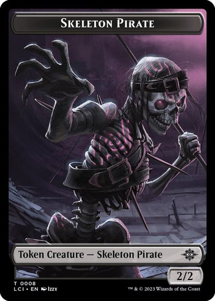 Skeleton Pirate Token, The Lost Caverns of Ixalan 8