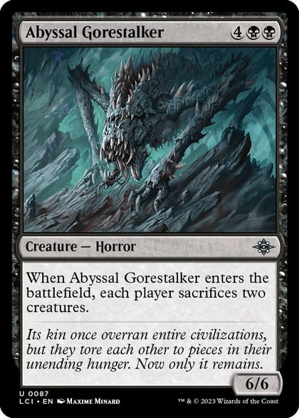 Abyssal Gorestalker, The Lost Caverns of Ixalan 87