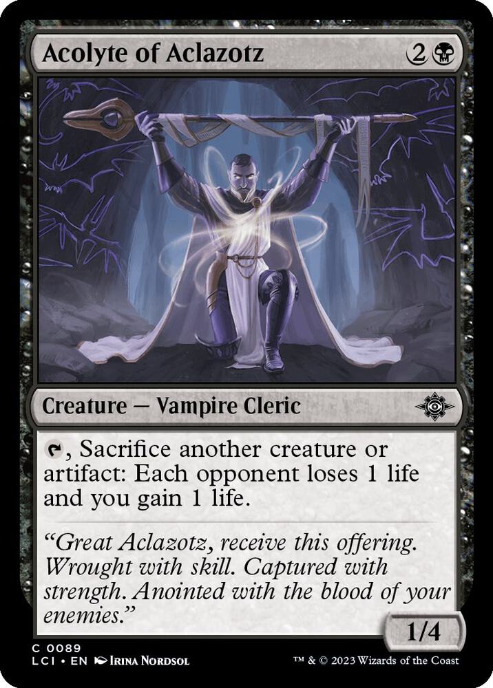 Acolyte of Aclazotz, The Lost Caverns of Ixalan 89