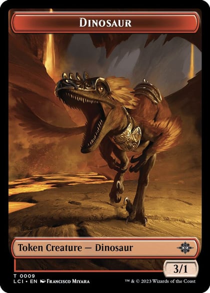 Dinosaur Token (0009), The Lost Caverns of Ixalan 9