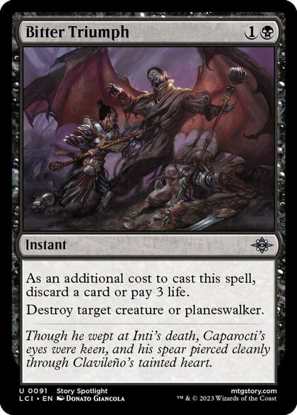 Bitter Triumph, The Lost Caverns of Ixalan 91