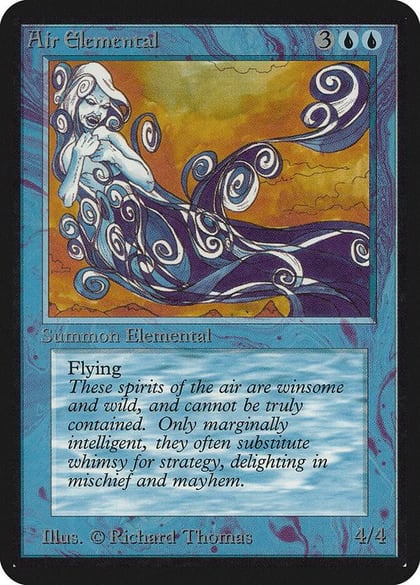 Air Elemental, Alpha Edition #1025