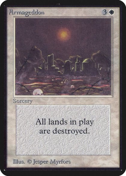 Armageddon, Alpha Edition #1031
