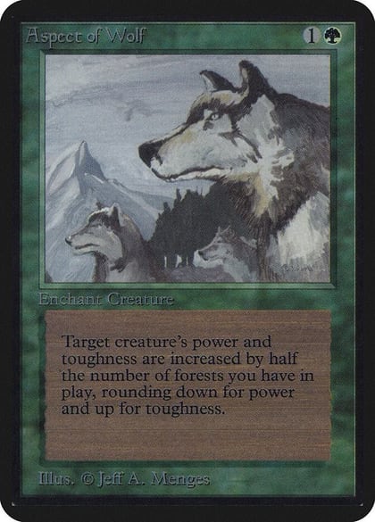 Aspect of Wolf, Alpha Edition #1032
