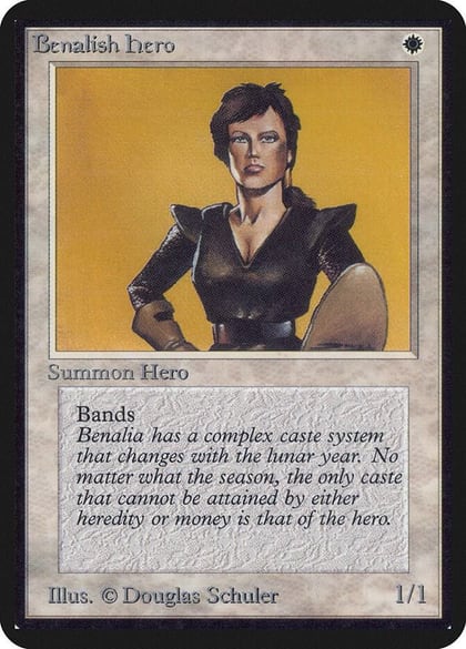 Benalish Hero, Alpha Edition #1038