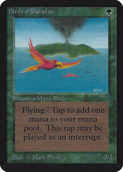Birds of Paradise, Alpha Edition #1040