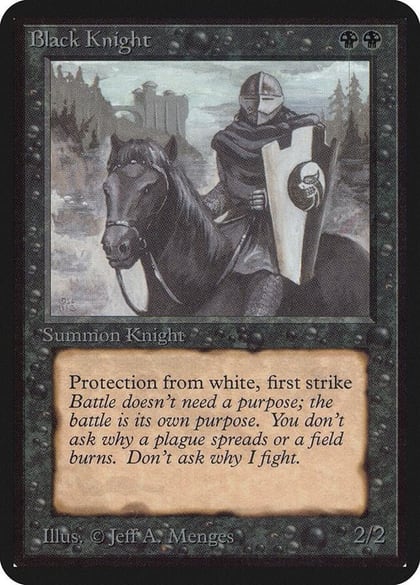Black Knight, Alpha Edition #1041