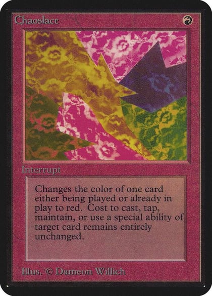 Chaoslace, Alpha Edition #1057