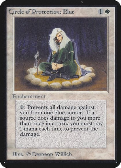 Circle of Protection: Blue, Alpha Edition #1059