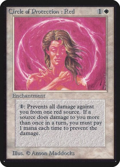 Circle of Protection: Red, Alpha Edition #1061