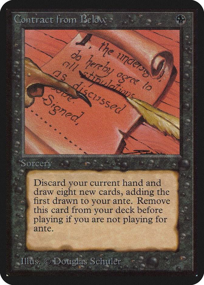 Contract from Below, Alpha Edition #1068