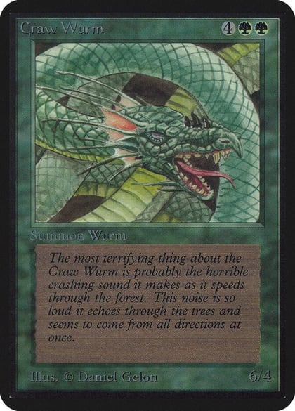 Craw Wurm, Alpha Edition #1074