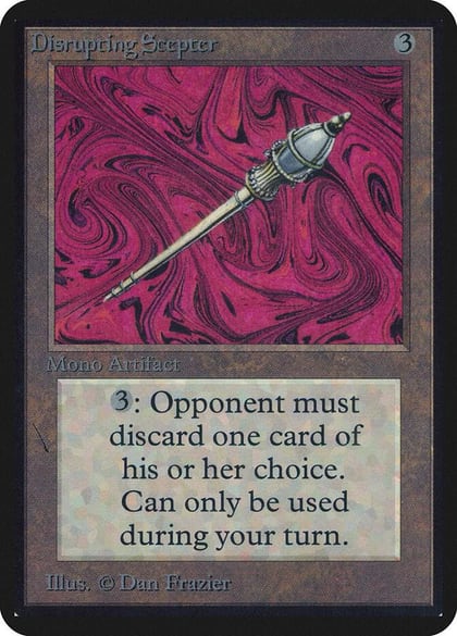 Disrupting Scepter, Alpha Edition #1091