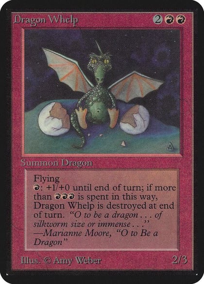 Dragon Whelp, Alpha Edition #1092
