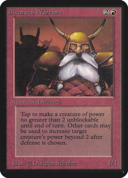 Dwarven Warriors, Alpha Edition #1097