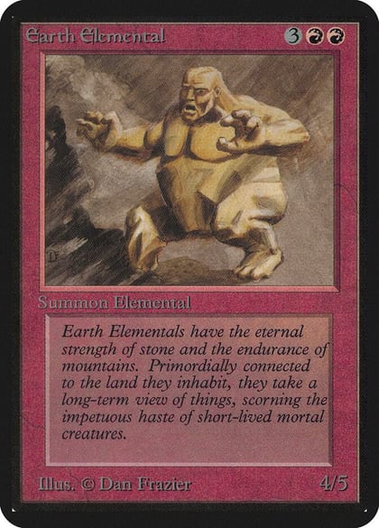 Earth Elemental, Alpha Edition #1098